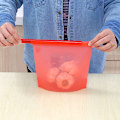 Miniatyrbilde 2 av 5: Gjenbrukbare Gallon-poser - 2-pakning - EKSTRA TYKKE Gjenbrukbare Fryseposer, Enkle å forsegle og LEKKASJESIKRE Matlagringsposer for Marinering av mat, frukt, smørbrød, snacks, måltidsforberedelse, reiseartikler