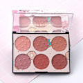 Miniatyrbillede 5 af 5: 6 farver ansigtsblush-palette, let luksus blush-palette mat blush-pudder