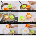 Pikkukuva 3 / 5: Silikoninen munakokkeli 4 kpl Poached Egg Steamer Silikoninen munakokkeli Naudanlihapalot Bpa-vapaa Poached Egg Making Set, Silikoninen munakeitin Elintarvikelaatu