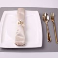 Miniatyrbillede 3 af 5: 8 stk. Perle Servietringe Bryllup Perle Servietringe Spænder Jul Legering Servietring Servietring Holder Middagsserviet