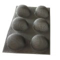 Miniatyrbillede 5 af 5: Silikonebollebrødform Rund form Brødform Perforerede bageriforme til