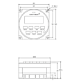 Miniatyrbild 4 av 5: 220V DC Timerbrytare, 7 Dagar Programmerbar Tidrelä, med 12/24 Timmars Klockdisplay, 1.6 Tums Stor LCD-Skärm, Batteriladdning Inuti (TM618H-2)
