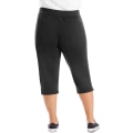 Miniatyrbilde 2 av 3: Kvinners Plus-Size French Terry Capri med lommer