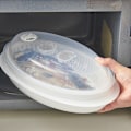 Miniatyrbilde 2 av 5: 1 stk kjøkken mikrobølgeovn damper med ventilert lokk avtakbar sil for brød