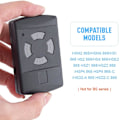 Miniatyrbillede 2 af 4: 2 stk. Universal Gate fjernbetjening HSM4 868 MHz, port fjernbetjening med 4 knapper kompatibel med Hörmann HS1, HS2, HS4, HSZ1, HSZ2, HSP4, HSD2