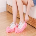 Pikkukuva 3 / 5: Mop Slipper Shoes 5 Paria - Mikrokuituinen Moppi Slipperit Lattianpuhdistus