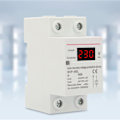 Miniatyrbillede 3 af 9: Spændingsregulator, 230V 40A Automatisk Genopretning Overspændings- og Underspændingsbeskyttelsesenhed DIN-Skinnemonteret Beskytter