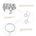 Miniatyrbild 5 av 5: Armband Bangle Armband Kostym Manschett Mode för Flickor Justerbar