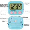Miniatyrbillede 4 af 5: 6 stk. digitalt ur til lærere, små timere til børn, magnetisk bagside, stort LCD-display, høj alarm, minut, sekund, optælling, nedtælling med tænd/sluk, til klasseværelse, lektier, træning