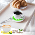 Miniatyrbillede 4 af 5: Frugt Coaster, 7 stk. 9 cm skridsikker bil coaster varmeisolering farverig unik skive silikone drikkekop måtte til drikkevarer forhindre møbler og bordplade