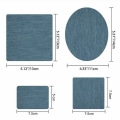 Miniatyrbillede 3 af 5: 20 stk. Jean Patch Jean Denim Patches Reparation Patches Kit