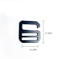 Miniatyrbillede 2 af 4: 10 stk. Alloy G-kroge Justerbare Remspænder G-krog Justerbar Rygsæksrem Bælte Hardware Karabinhager Krog G-formet Spænde til Taske Rem Bælte, Ma