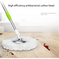 Miniatyrbilde 3 av 5: 6-pakning Spin Mop-erstatningshoder for EasyWring, 360° roterende mikrofibermopp