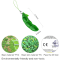 Miniatyrbilde 4 av 5: 5-pakke ertebelg Fidget-leker, klem erte Edamame erte Popper nøkkelring nøkkelring