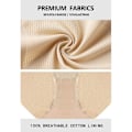 Miniatyrbild 4 av 5: Dam Seamless Hipster Trosor Stretch Andas No Show Bikini Underkläder