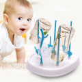 Miniatyrbild 5 av 5: Babyflaskhållare, Flaskställ, Flaskställ, Flaskställ, för babyflaskor, Vit.