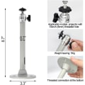 Miniatyrbilde 4 av 5: Mini tak- og veggprojektorfestebrakett 360° rotasjon justerbar