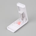 Miniatyrbilde 1 av 4: Pillekutter, pilledeler med blad, pillekutter for små og store piller, bærbar pilledeler for å dele pillene dine og bære medisinene dine