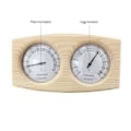 Miniatyrbild 3 av 4: Termometer och hygrometer i furu för bastu, bakgrundsspa, bastutillbehör23