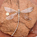 Miniatyrbilde 3 av 5: Regnbue Sol Fanger Dragonfly Krystall Sol Fanger for Hage, Hjem