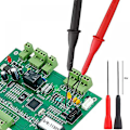 Miniatyrbillede 5 af 5: 2 stk. 2mm Jack Rustfrit Stål Testprobe Testnål Multimeter Testprober Diagnostiske Værktøjer til Bananstik til Bananstik Tester