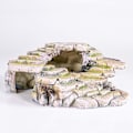 Miniatyrbilde 4 av 5: Trinn Avsats & Hule Gjemmested – Dekorativ Harpiks for Akvarier & Terrarier