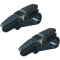 Miniatyrbilde 1 av 5: Briller Holdere, 2 stk Briller Holder for Bil Solbriller Dobbel Holder Solbriller for Bil Briller med Klips
