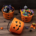Pikkukuva 2 / 5: Halloween-karkkikori, kurpitsalyhty, Jack O Lantern, 2 kpl