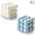 Miniatyrbild 1 av 5: Bubbel Ljus - Kub Sojavax Ljus, Heminredning Ljus, Doftande