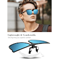 Miniatyrbillede 5 af 5: 3 par store polariserede clip-on solbriller store anti-reflekterende TR9