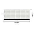 Miniatyrbilde 2 av 3: Filtersett kompatibelt med iLife A4, A4s, A6 robotstøvsuger - 2x erstatningsfiltre (HEPA-filter, skumfilter)