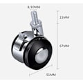 Miniatyrbillede 5 af 5: 4 stk. Universal Swivel Wheels, Trolley Furniture Caster Replacement, Alle