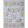 Pikkukuva 3 / 5: Perhos Nail Art -tarrat 5D kohokuvioitu itseliimautuva kynsien DIY