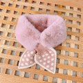 Miniatyrbillede 4 af 5: Dreng Pige Vinter Fuzzy Halstørklæde Toddler Varm Blød Fashion Pels Hals Gaiter Kid C
