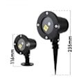 Miniatyrbild 5 av 5: Jul LED-projektor för utomhuslandskapsscen, julbelysning