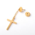 Miniatyrbillede 4 af 5: Piercede øreringe kors vedhæng 3 stk