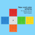 Miniatyrbilde 4 av 4: Gutt 5x5 Speed ​​kube klistremerkeløs 5x5x5 Magic Cube 63,5 mm Puslespill leker for barn