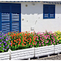 Miniatyrbild 3 av 4: Konstgjorda blommor 4 st konstgjorda blommor eukalyptusbukett grönska växter