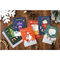 Miniatyrbild 1 av 4: Julpostkort med kuvert set (6 stycken) - vykort set för jul - julkort - julkort