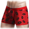Miniatyrbild 1 av 5: Herrunderkläder Mesh Andas Kalsonger Låg Midja Coola Boxershorts (L, röd）