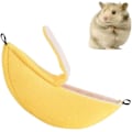 Miniatyrbild 2 av 5: Bananformad hamster, hamster, litet djur, varm säng för hamsterbur, hamster, liten fågel