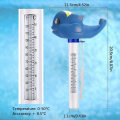 Miniatyrbild 4 av 5: Simtermometer för simbassäng, simtermometer med rep, flytande 11