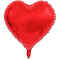 Miniatyrbilde 1 av 4: Rødt Hjerteballong, 4 stk Helium Hjerteballong, Bryllup Hjerteballong, Røde Helium Hjerteballonger til Valentinsdag, Forlovelse og Bryllupsdekorasjon