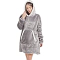 Miniatyrbilde 2 av 5: Genser teppe for voksne standard størrelse hette plysj fleece teppe, genser