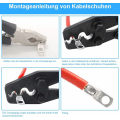 Miniatyrbillede 4 af 5: 60 stk. kabelsko-sæt crimp-sko batterielektrisk sko crimp-sko til kabel T