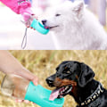 Miniatyrbillede 2 af 5: Hundeflasker, 350 ml fødevarekvalitets vanddispenser til kæledyrshunde bærbar rejsevandflaske