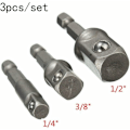 Pikkukuva 3 / 5: 3-osainen iskupistorasovitin 6,35 mm, 9,5 mm, 12,7 mm