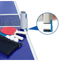 Miniatyrbild 3 av 5: Bordtennisset med 1 x nät / 2 x racketar / 3 x bollar, pingis sport träningsset utrustning enkel bärbar
