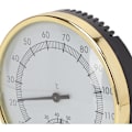 Miniatyrbild 5 av 5: Bastutermometer, väggmonterad tydlig skala fysisk induktion rostfritt