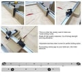 Miniatyrbilde 2 av 5: T-spor Miterverktøy Aluminiumlegering Miterstang Sagstang Trebearbeiding Miterstang